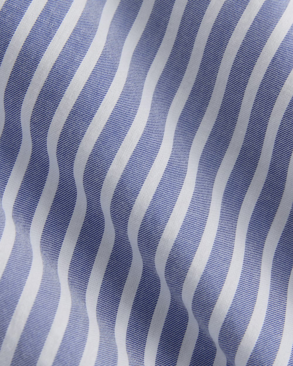 Everyday Shirt in Silky Cotton | Bone / Mazarine Blue