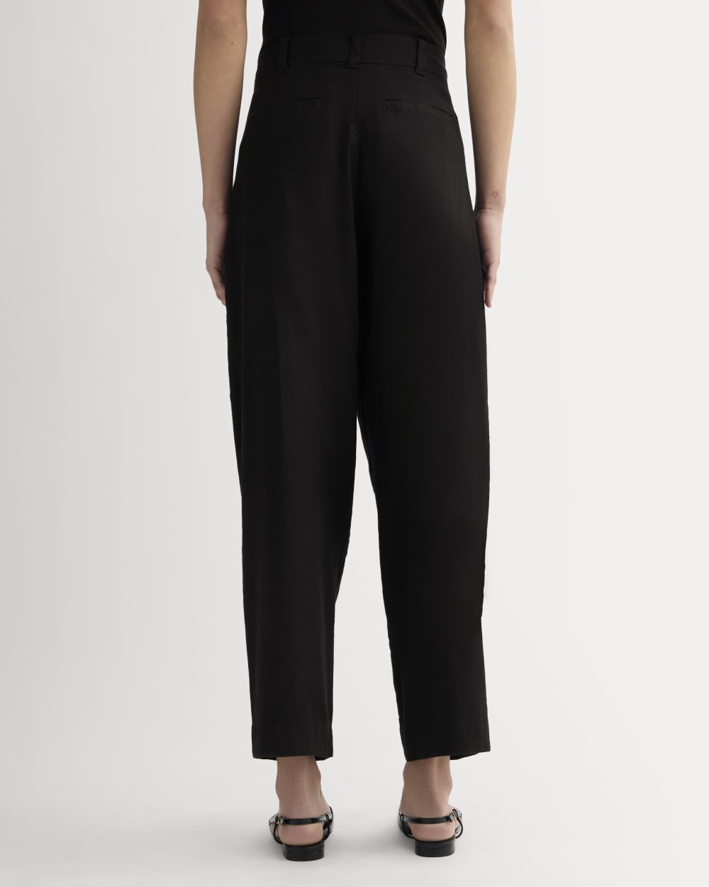The Everywhere Pant in Stretch Linen | Black