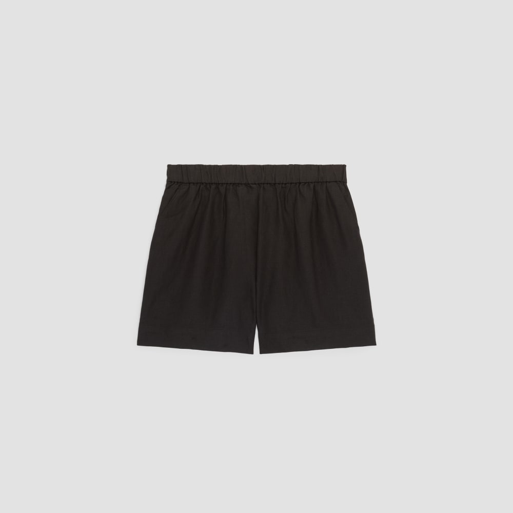 The Linen Boxer Short | Black