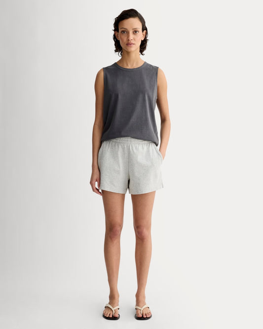 The Off-Duty Short | Pale Heather Grey