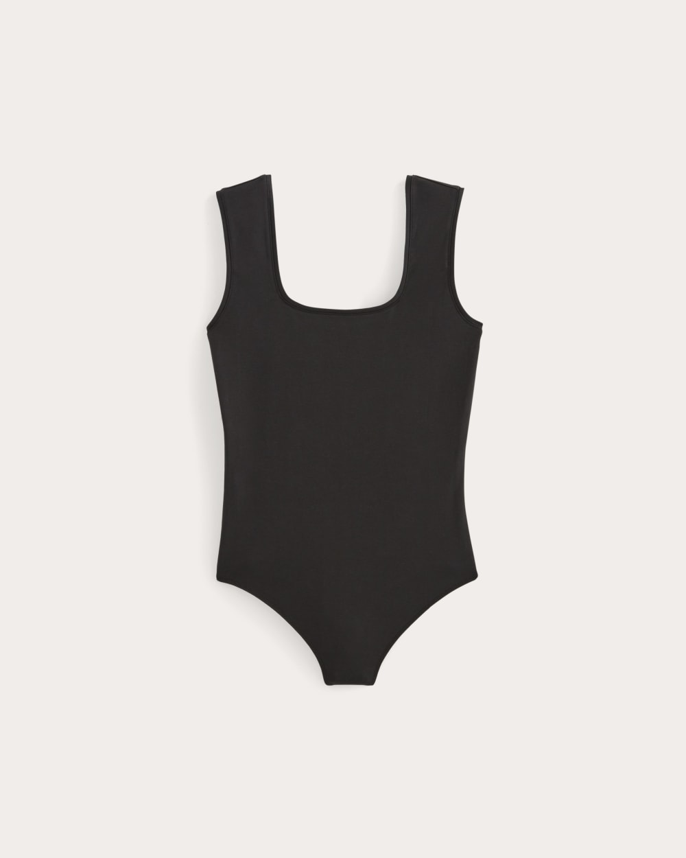 The Form Square-Neck Bodysuit | Black